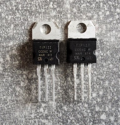 TIP122 NPN, TIP127 PNP Transistor TO-220 Menge Wählbar 1-10 Stück