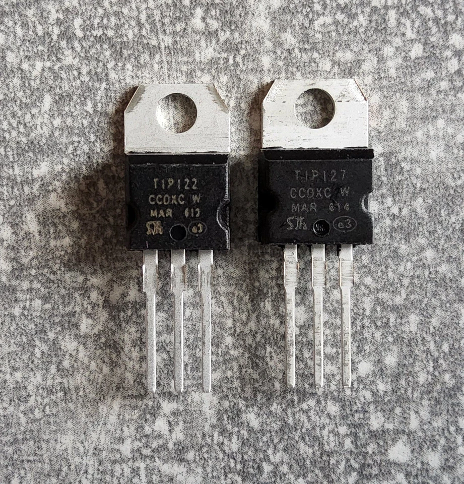 TIP122 TIP127 TIP122 NPN, TIP127 PNP Transistor TO-220 Menge Wählbar 1-10 Stück