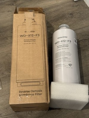 Waterdrop WD-X16-F3 Replacement REVERSE OSMOSIS MEMBRANE Water Filter NEW SEALED