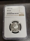 1962 Proof Washington Quarter certified PF 67* Star by NGC