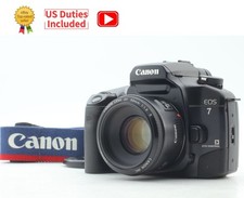  MINT Canon EOS 7 ELAN 7E SLR 35mm Film Camera EF 50mm f/1.8 II Lens From JAPAN