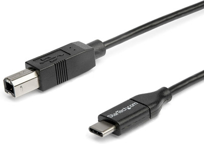 Star Tech USB2CB2M 6 Ft. USB-C to USB-B Cable - USB 2.0