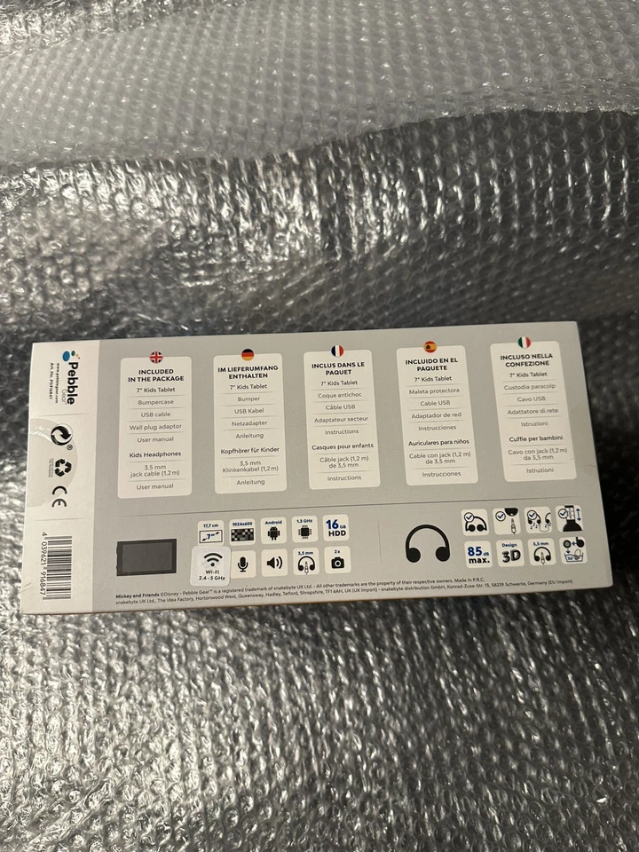 Mickey and Friends Kinder Tablet 7 Zoll mit Kopfhörer Kindertablet - Bild 3 von 4