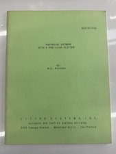 Preparing Artwork With A Precision Plotter Litton Systems Manual 1968