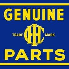 Genuine IHC IH International Parts NEW Metal Sign: 12" Dia. Square USA Made