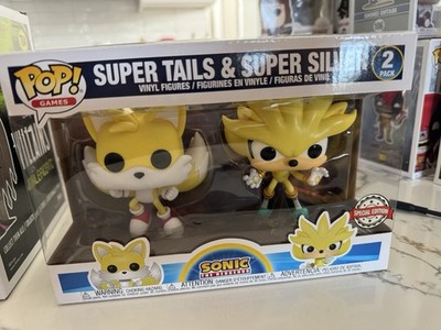 Funko Pop! Vinyl Super Tails & Super Silver Sonic Special Edition 2-Pack