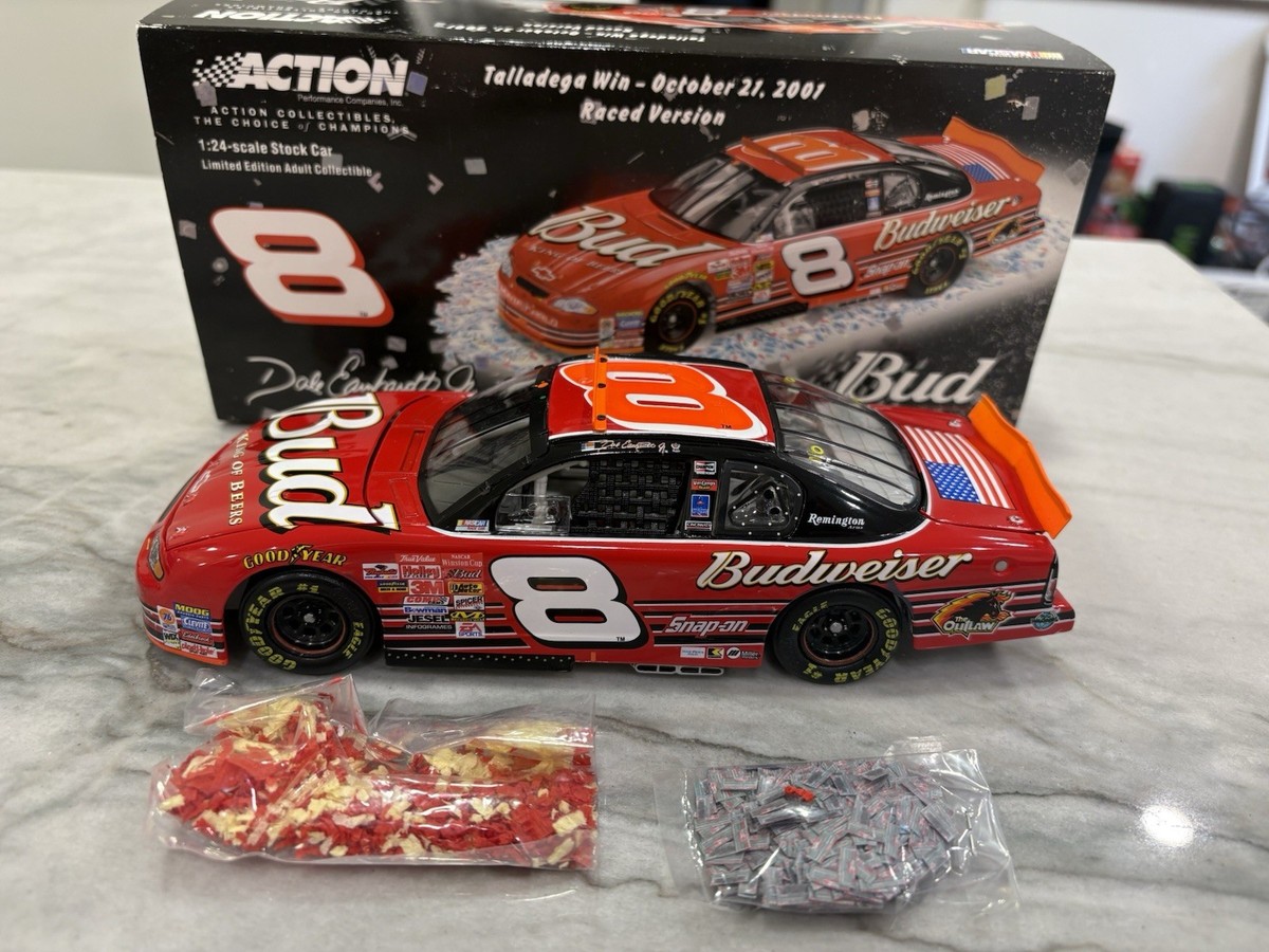 NASCAR Dale Earnhardt Jr. 1/24スケール DALE EARNHARDT JR 2001 1ST TALLADEGA WIN NO BULL RACED 9/11