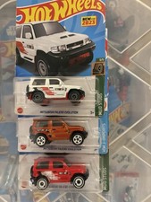LOT OF 3 - 2023 & 2024 HOT WHEELS MITSUBISHI PAJERO EVOLUTION NEW FOR 2023