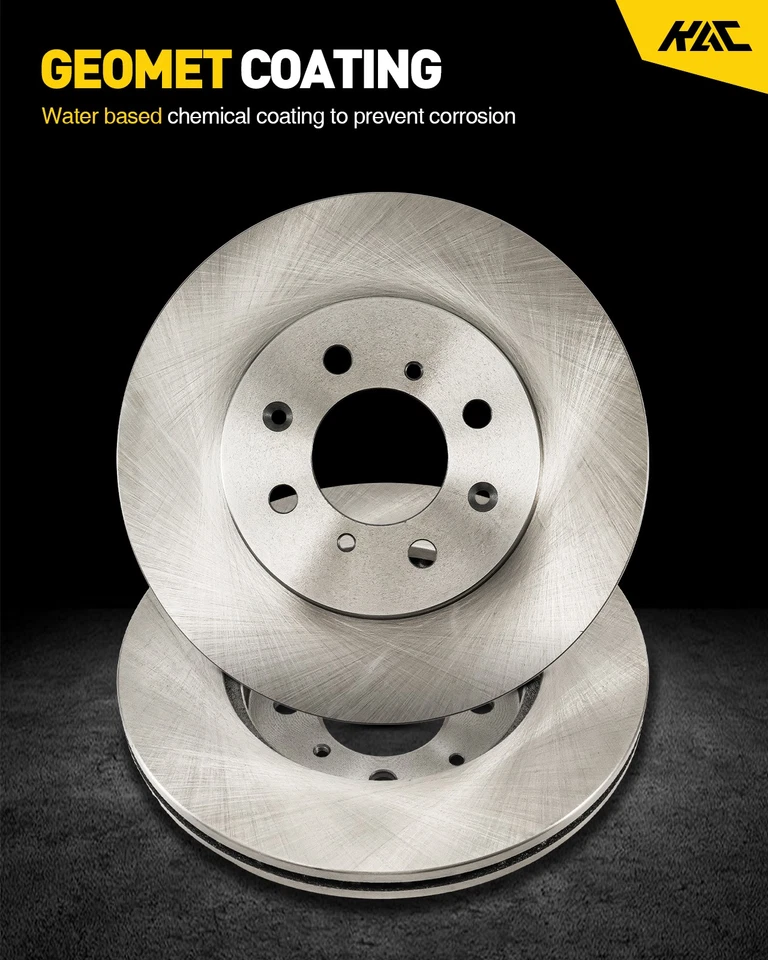 Front Brake Rotor & Pads Kit Ceramic For 2012-2013 Dodge Charger 3.6L 6PR1200497 - Image 3 of 4