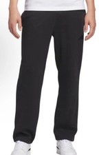 Adidas Men's XL Black Straight Leg Sweatpants Elastic Waistband G1882