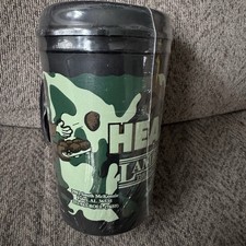 Lamberts Cafe Insulated Travel Mug Cup 48 Oz Home of the Throwed Rolls New Camo