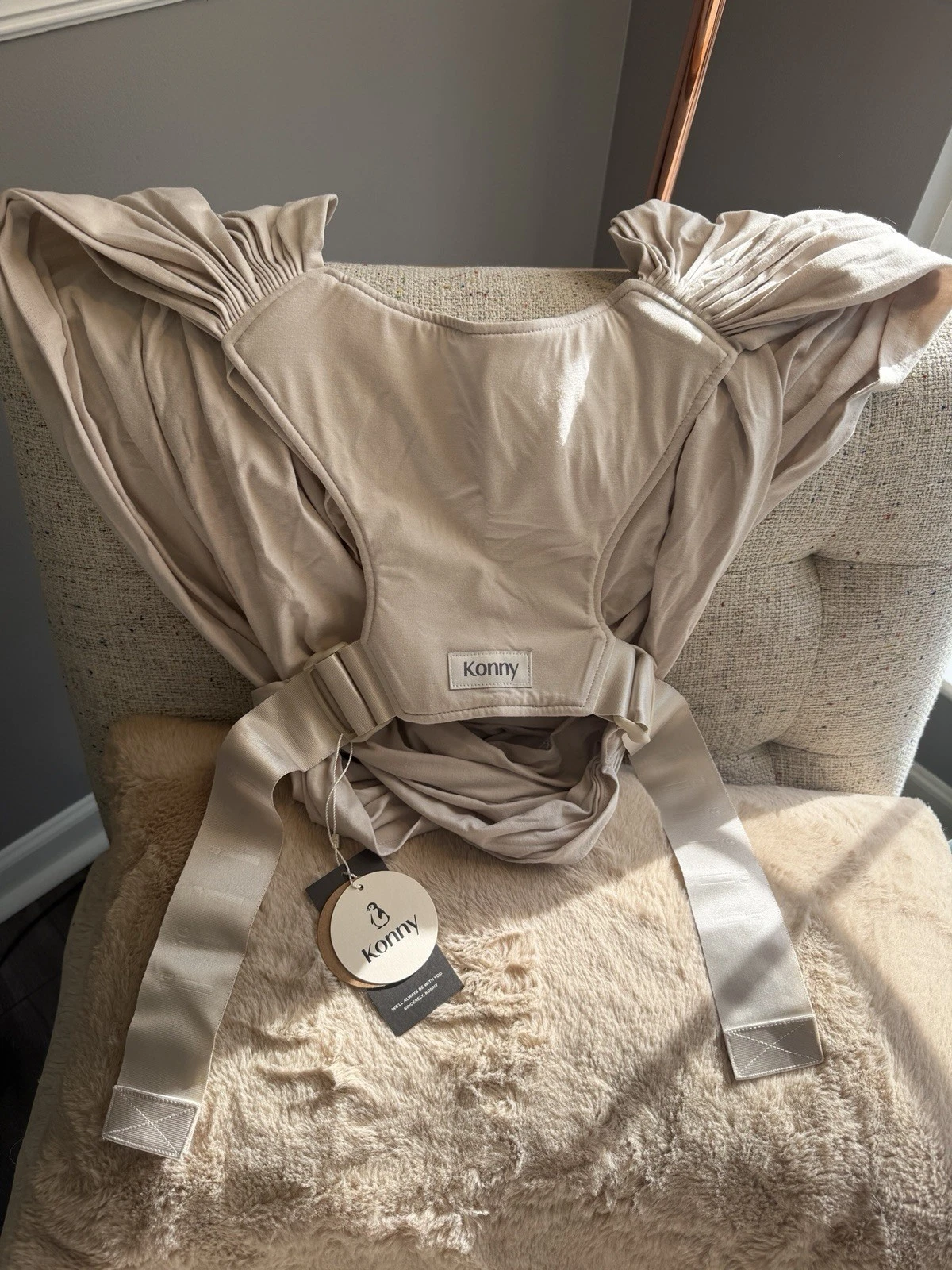 Konny Baby Carrier FLEX Elastech- Fits Xs-Xl - Beige NWT
Opens in a new window or tab