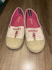 Girls Nautica Espadrille Shoes Size 10