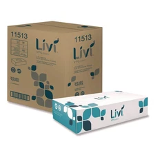 Livi VPG Select 11513 2-Ply Flat Box Facial Tissue - White (30 Boxes/Carton) New