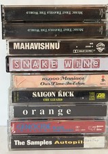 Lot of 8 90s Alternative Metal Indie Rock Reggae Cassettes Rare Tapes