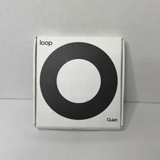 Loop Quiet Ear Plugs Noise Reduction Super Soft Reusable Hearing Black NRR14