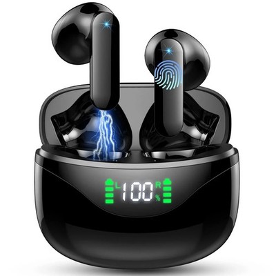 TWS Wireless Earbuds Bluetooth 5.3 Kopfhörer 4 Mikrofone IPX7 für Android & iPhone