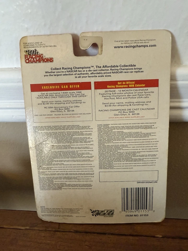 50 Aniversario Campeones de Carreras Steve Grissom #41 Grissom 1:64 Diecast Nuevo en Paquete Foto 2 de 2