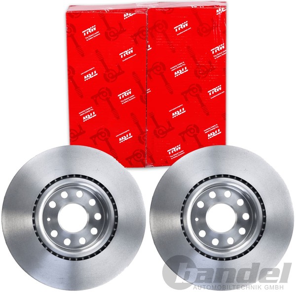 2X TRW Bremsscheiben 312Mm BelÜFtet Vorne Passend FÜR Audi A1 A3 Q2 Q3 TT Buick-image