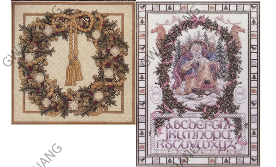 Leisure Arts Best of Teresa Wentzler Christmas Collection Cross Stitch Book Eng - Image 4 of 4