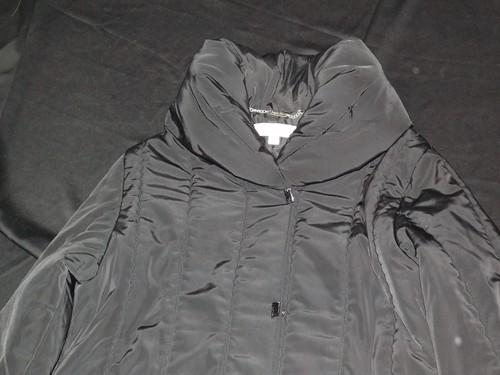 CAPPOTTO DONNA L JAQUES VERDE NERO VINTAGE PETTO 44" 112cm - Foto 2 di 3