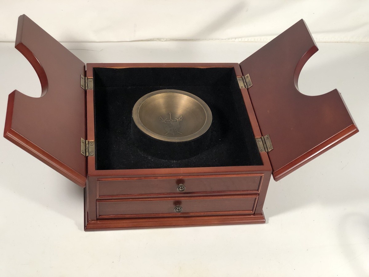 Vintage The Bombay Company Valet Box Change & Key Holder Desk