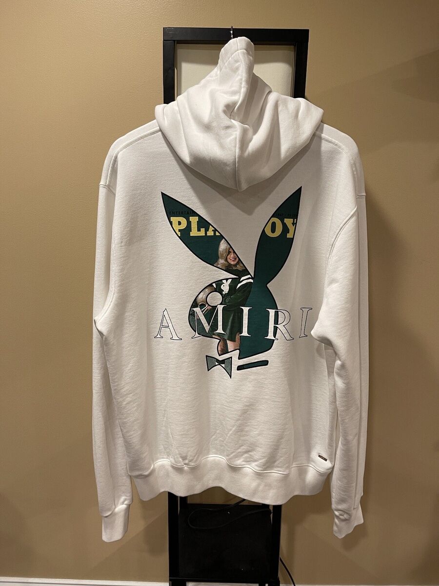 Amiri Playboy Pullover White Hoodie Size XL | eBay Amiri Playboy Pullover White Hoodie Size XL | eBay