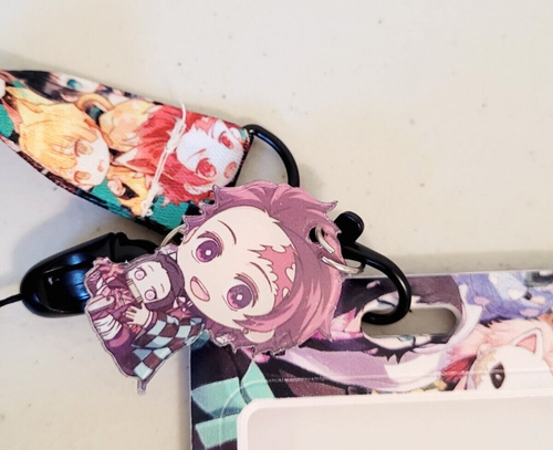 Demon Slayer I.D. Badge Holder with Charm and Lanyard - Picture 3 of 5