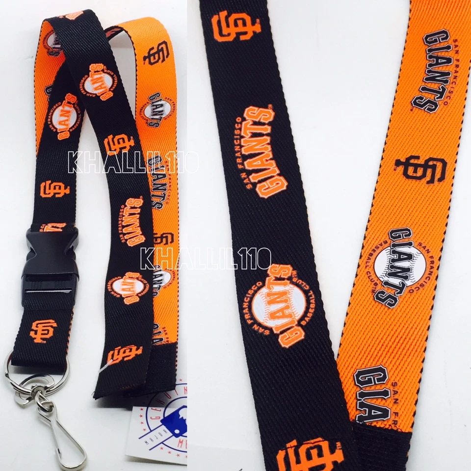 MLB San Francisco Giants Keychain Lanyard - Pick Your Color! - Image 3 of 4