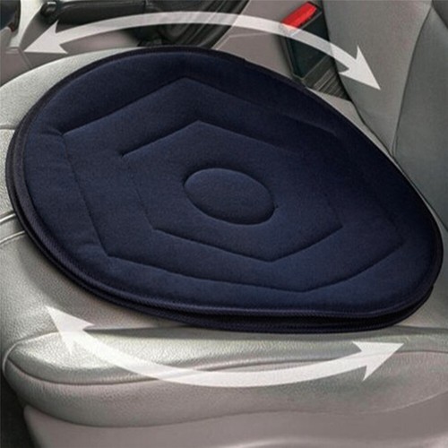 Car Seat Cushion Rotating Car Seat Pad Anti-slip Universal Mobility Aid Chair