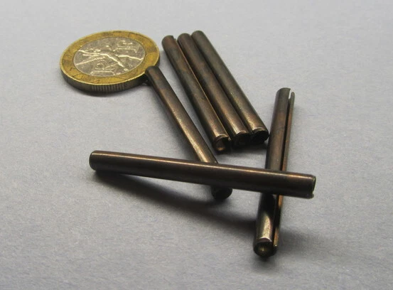 Steel Slotted Roll Spring Pin, 9/64" Dia x 1.50" Length, 50 pcs