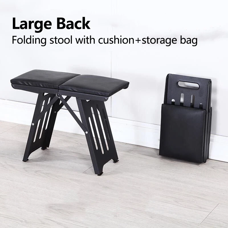 Steel Portable Folding Stool Chair High Load-bearing Handle Durable Mini Chair - Picture 13 of 20