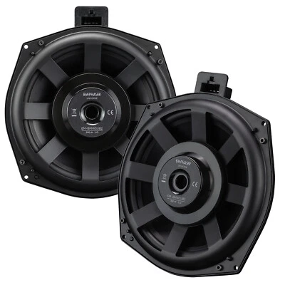 Emphaser EM-BMWSUB2 | 2-Stück Untersitz - Subwoofer für BMW Plug & Play 150 Watt