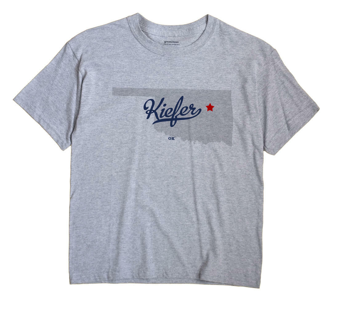 Kiefer Oklahoma OK TShirt MAP eBay