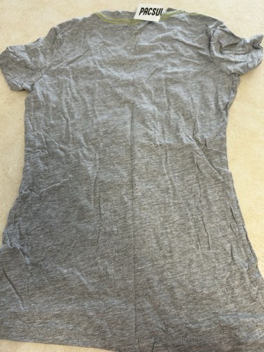 FOX T-shirt for Woman/girls grey W/ Graffiti effect Yellow Heart XS - Picture 4 of 6