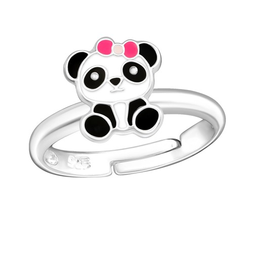 Girls 925 Sterling Silver Crystal/Enamel Ring Pink Unicorn Butterfly Heart Owl - Picture 13 of 23