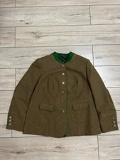 Women Habsburg Virgin Wool Jacket Blazer National Trachten Loden XL-XXL