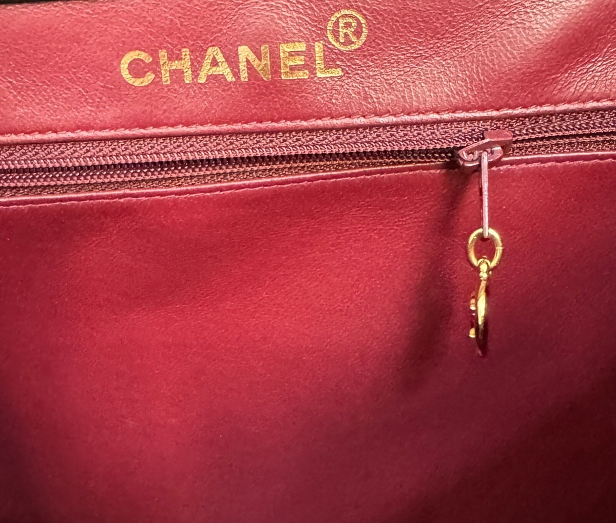 CHANEL Vintage Limited Edition double sided/ both side Black