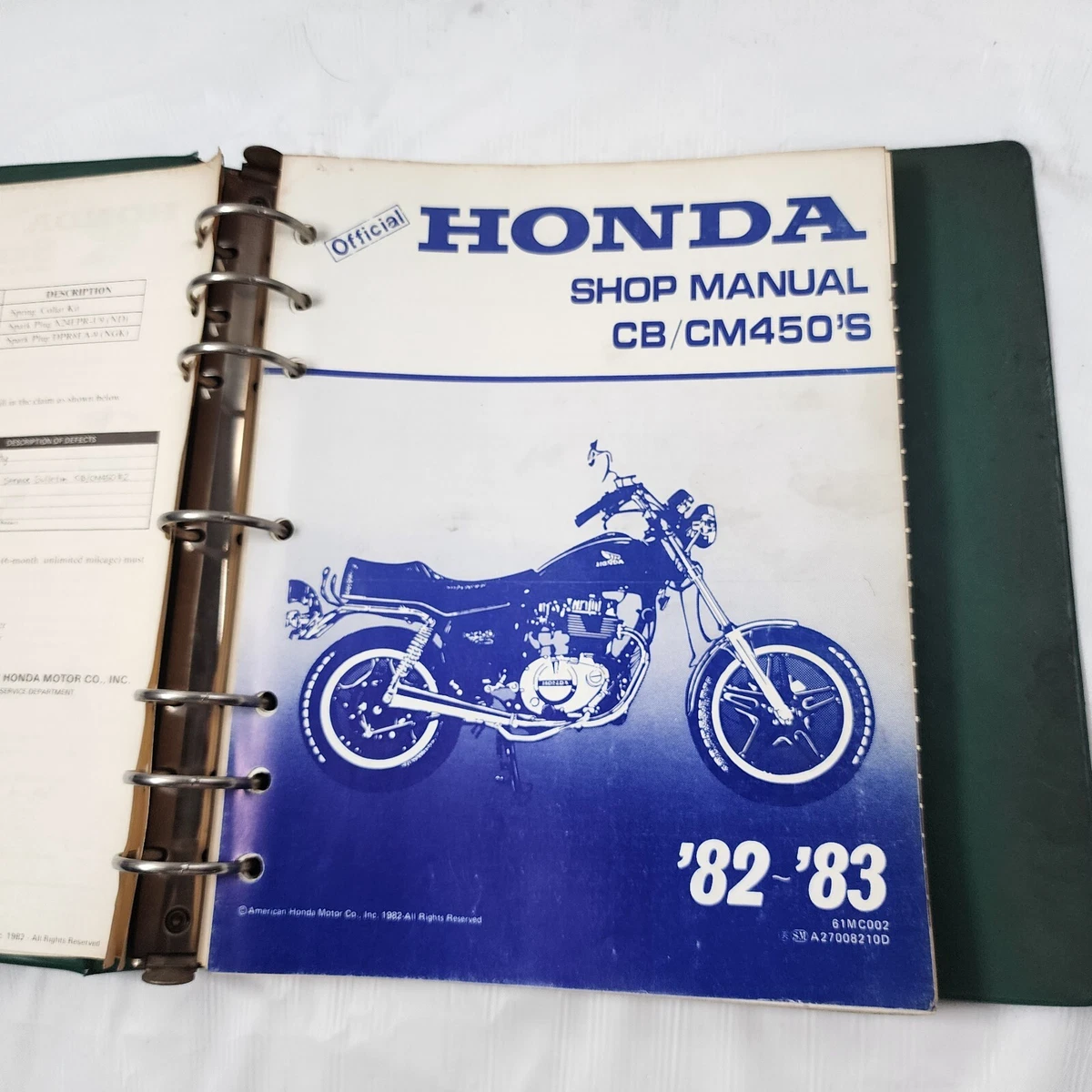 Honda Motorcycle Manuals and Literature CB450 Repair for sale | eBay