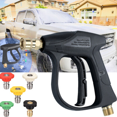 #ad #ad High pressure 4350 PSI car power washing gunnozzles， M22 14 hose connector $39.12