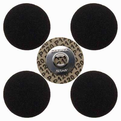 Dremel EZ412SA EZ Lock Sanding Discs - 120 Grit -5pc