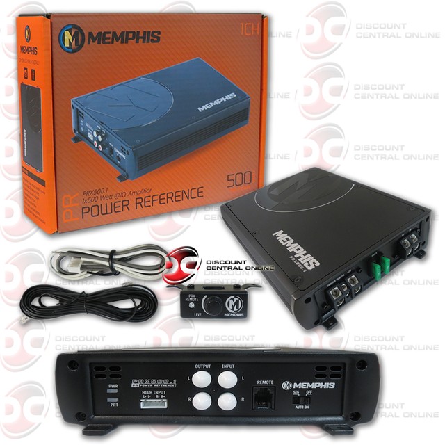 MEMPHIS CAR AUDIO PRX MONOBLOCK 1CHANNEL AMP AMPLIFIER 500W RMS POWER