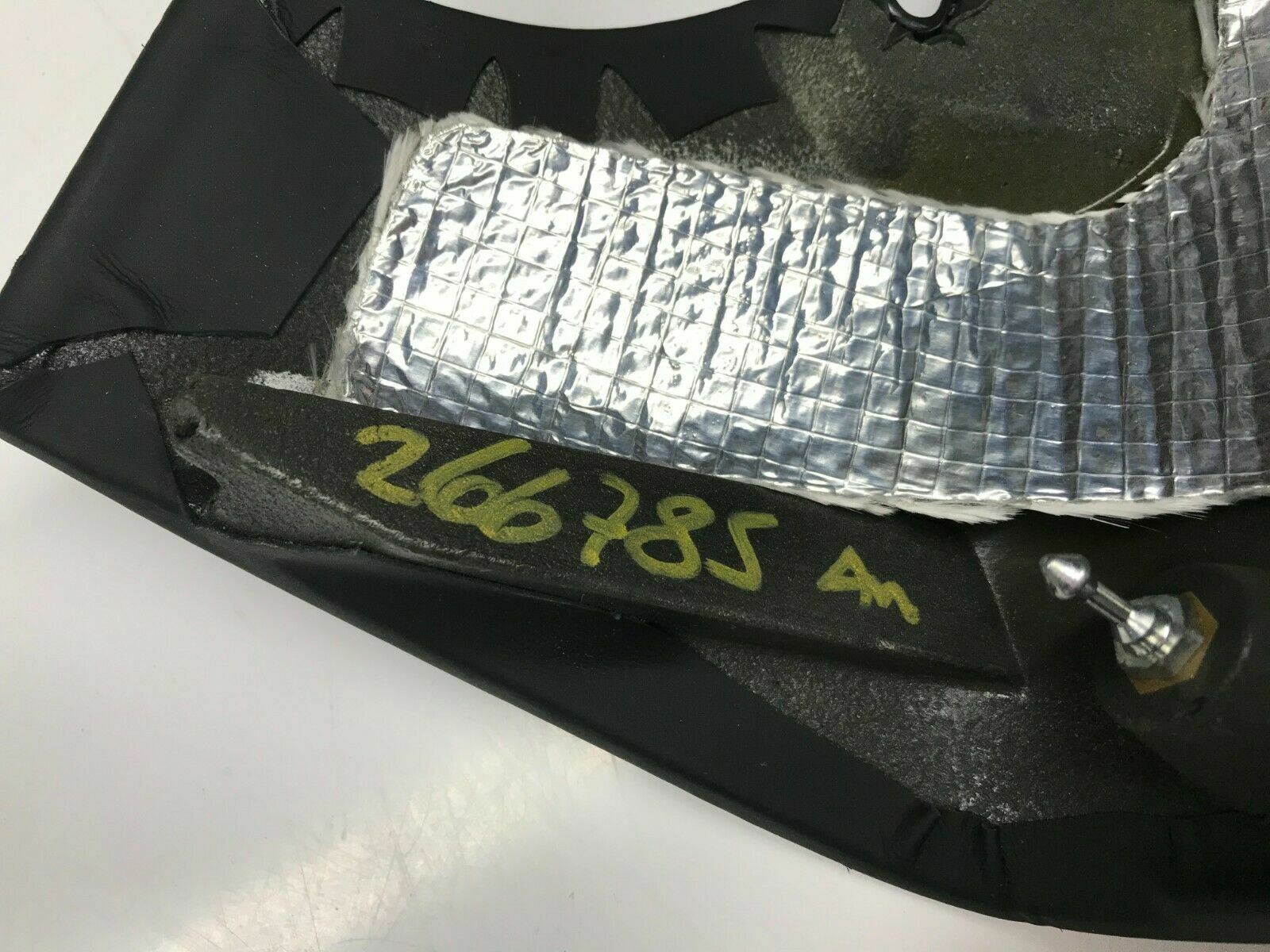 FERRARI 488 GTB PASSENGER RH UPPER PILLAR INTERIOR SEAT BELT TRIM OEM 88028100