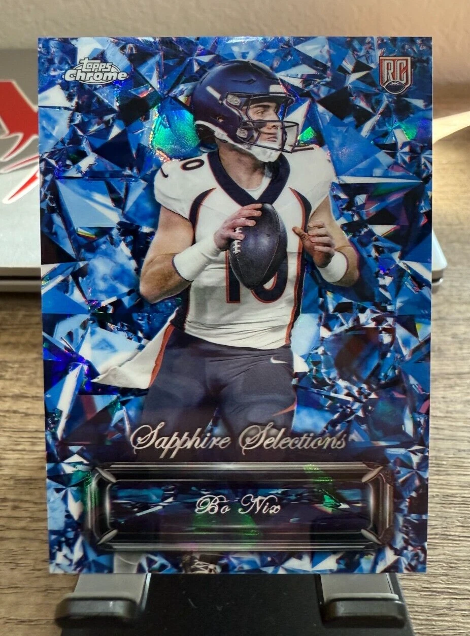 2024 Topps Chrome Sapphire Selections Football BO NIX #SS-4 RC ROOKIE Broncos SP