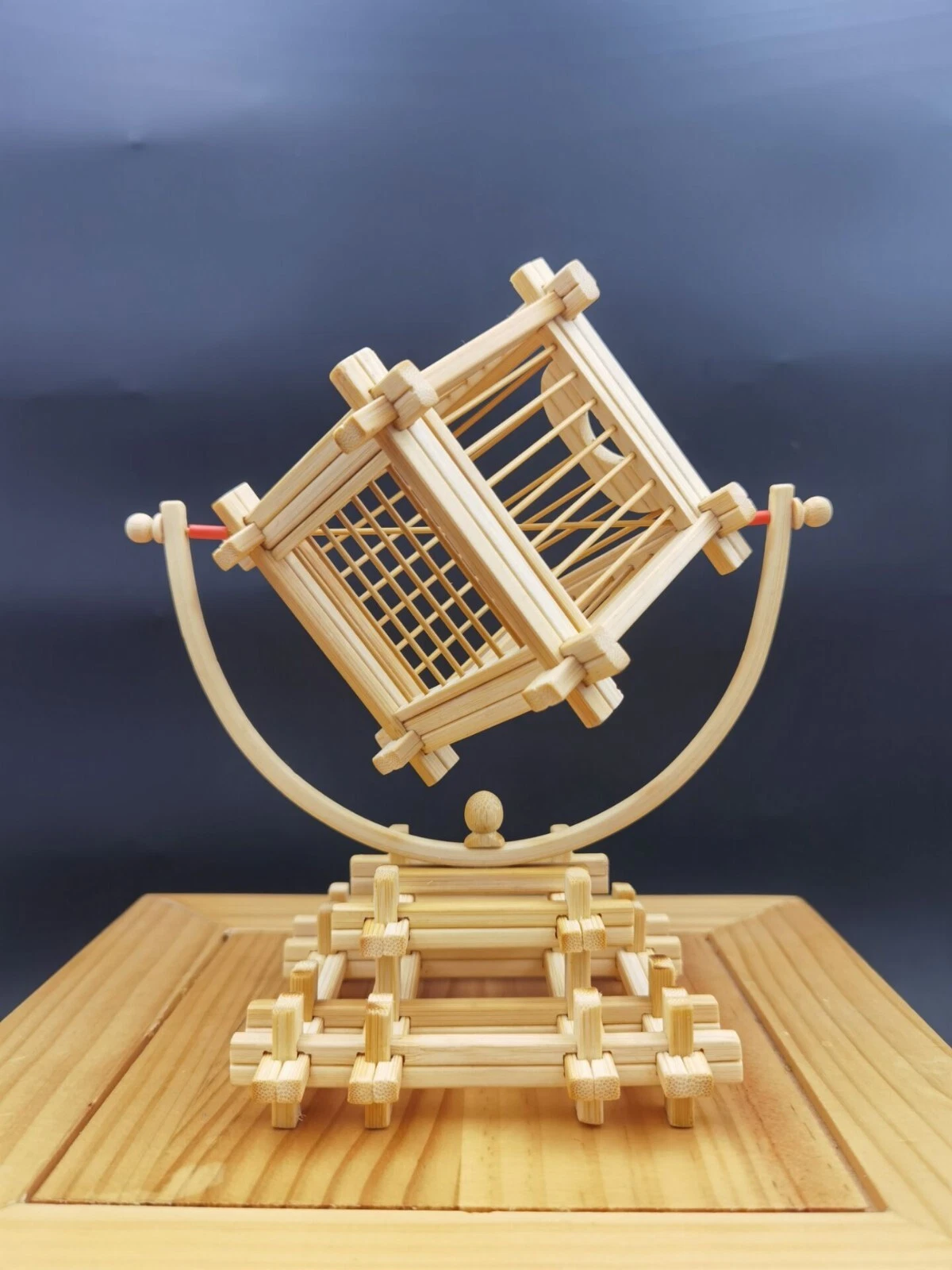 Chinese Bamboo Chinese Wood Cricket Cage Grasshopper Small Animal Pet 099