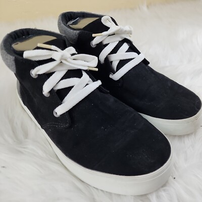 Womans Old Navy Black/White High Top Sneakers Size