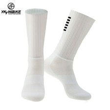 YKYWBIKE Anti Slip Silicone Aero Socks Cycling Socks Bicycle Sport Running Bike