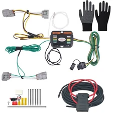 For Jeep Cherokee 2014-2018 Trailer Tow Wiring Harness with 4-Pin Flat Connector