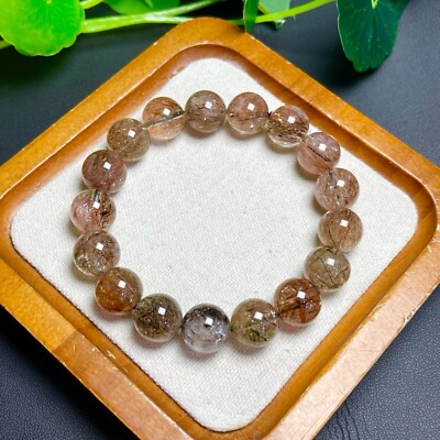 12mm Natural Super 7 Bead Bracelet Reiki Crystal Quartz Healing Decorate 1pc
