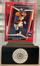 2022 Panini Rookies & Stars Football Nik Bonitto Rookie Red Parallel #197